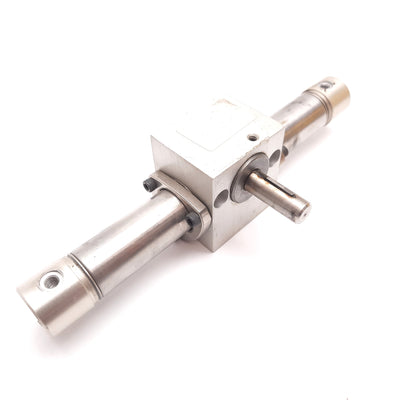 Used Bimba PT-017180-C1M Pneu-Turn Rotary Actuator, Rotation: 180°, Bore: 3/4"