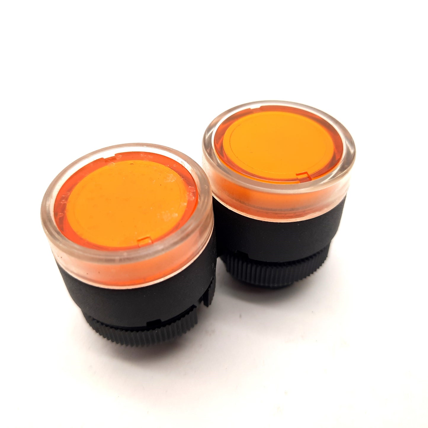 Used Lot of 2 Schneider Telemecanique ZB2 Harmony XAC XACA Amber Push Button Cover