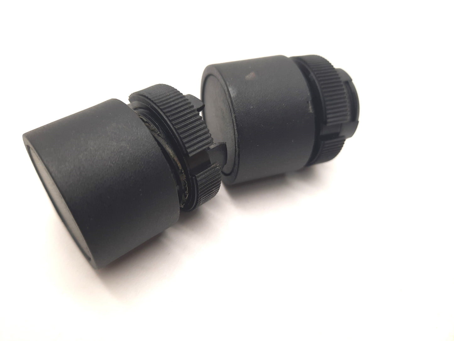 Used Lot of 2 Schneider Telemecanique ZB2 Harmony XAC XACA Black Push Button Cover