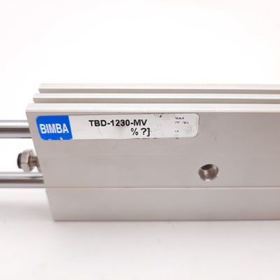 Used Bimba TBD-1230-MV Twin Bore Double End Cylinder, Bore 12mm, Stroke 30mm