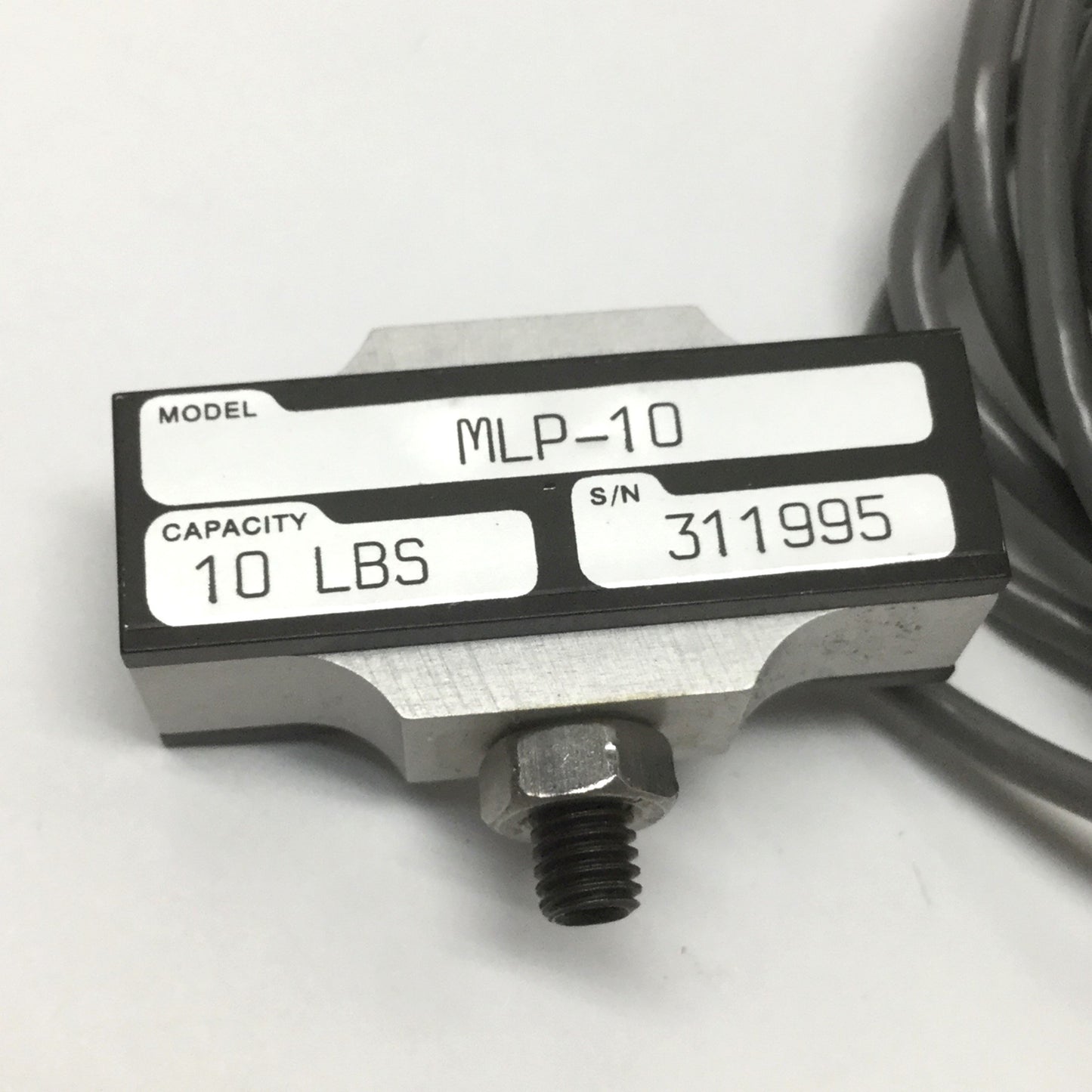 Used Transducer Techniques MLP-10 Mini Low Profile Universal Load Cell 10lbf Capacity