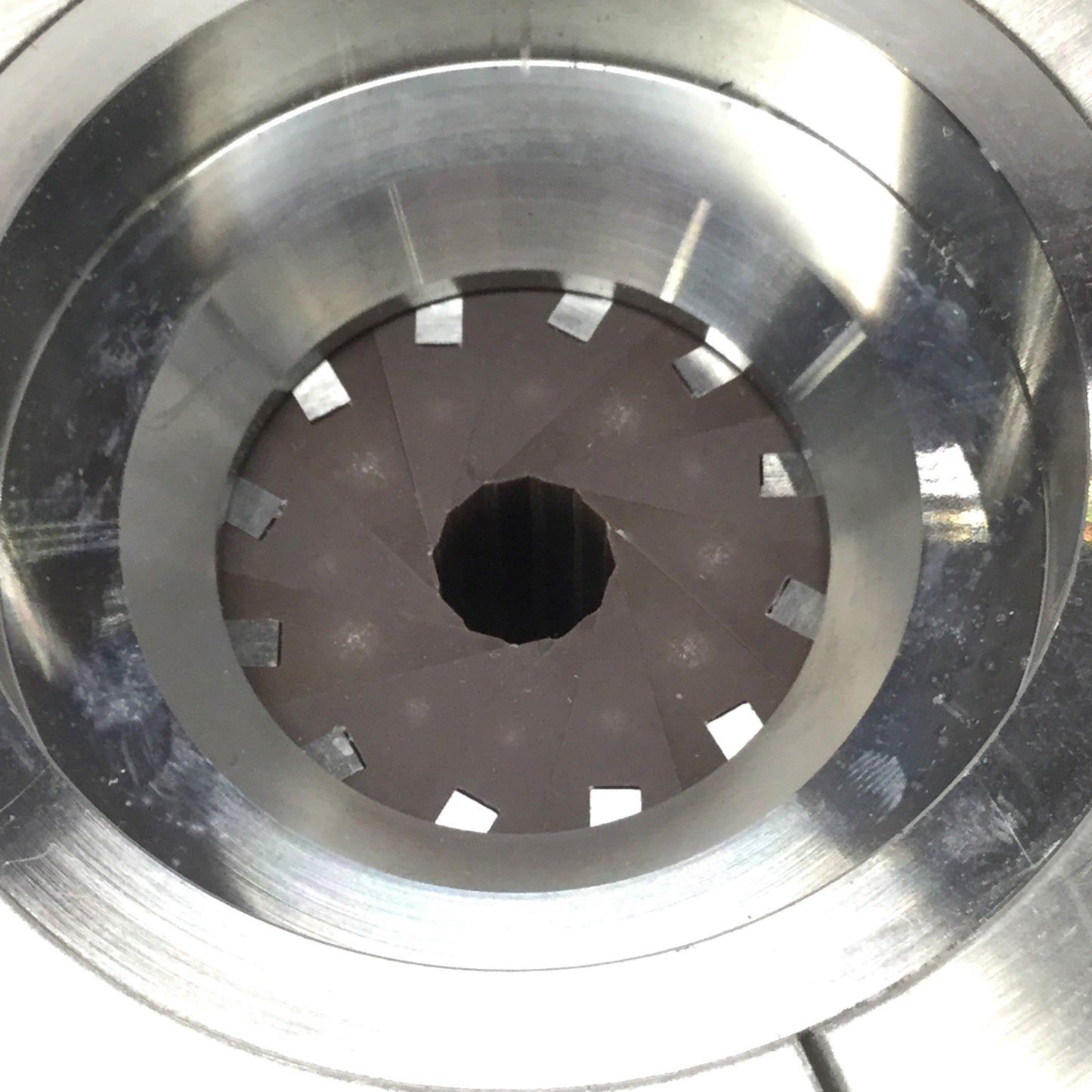 Used Machine Solutions 301105-02H Stent Crimper Head, 70mm Length, 0.5-10mm Diameter