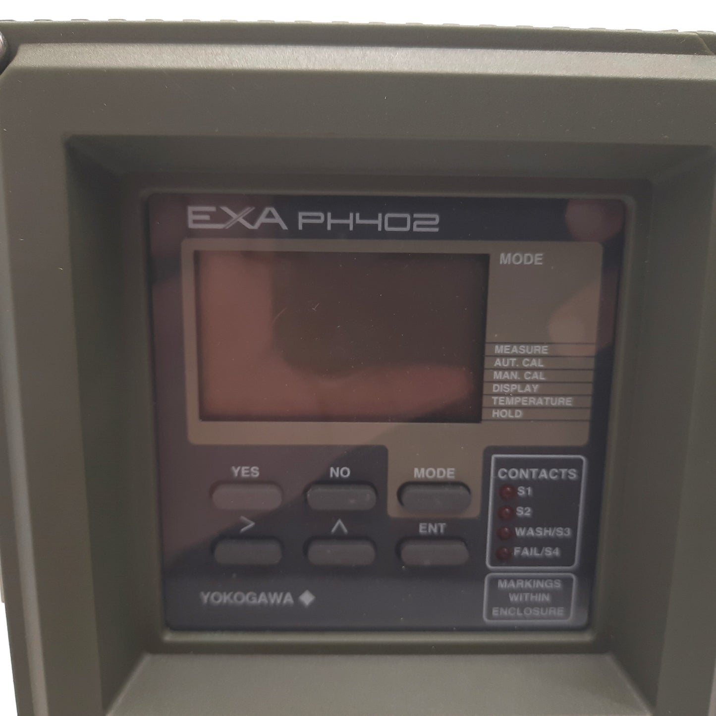 Used Yokogawa EXA PH402G pH Converter, pH/ORP/rH/Temperature Inputs, 115V 50/60Hz