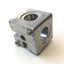 Used Lot of 4 Parker 18-827 Square Aluminum Extrusion Corner Connector & Plug, 3-Way