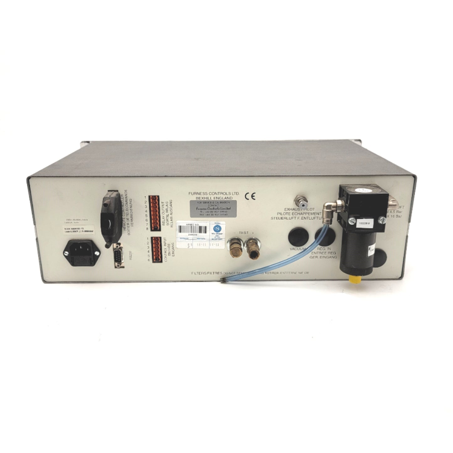 Used Furness Controls FCO283 Pressure Decay Leak Detector -800mbar To 10bar 230VAC