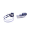 Used SMC D-B73C Auto-Switching Magnetic Reed Sensor, 12 VDC, w/ 1-20 Mounting Bracket