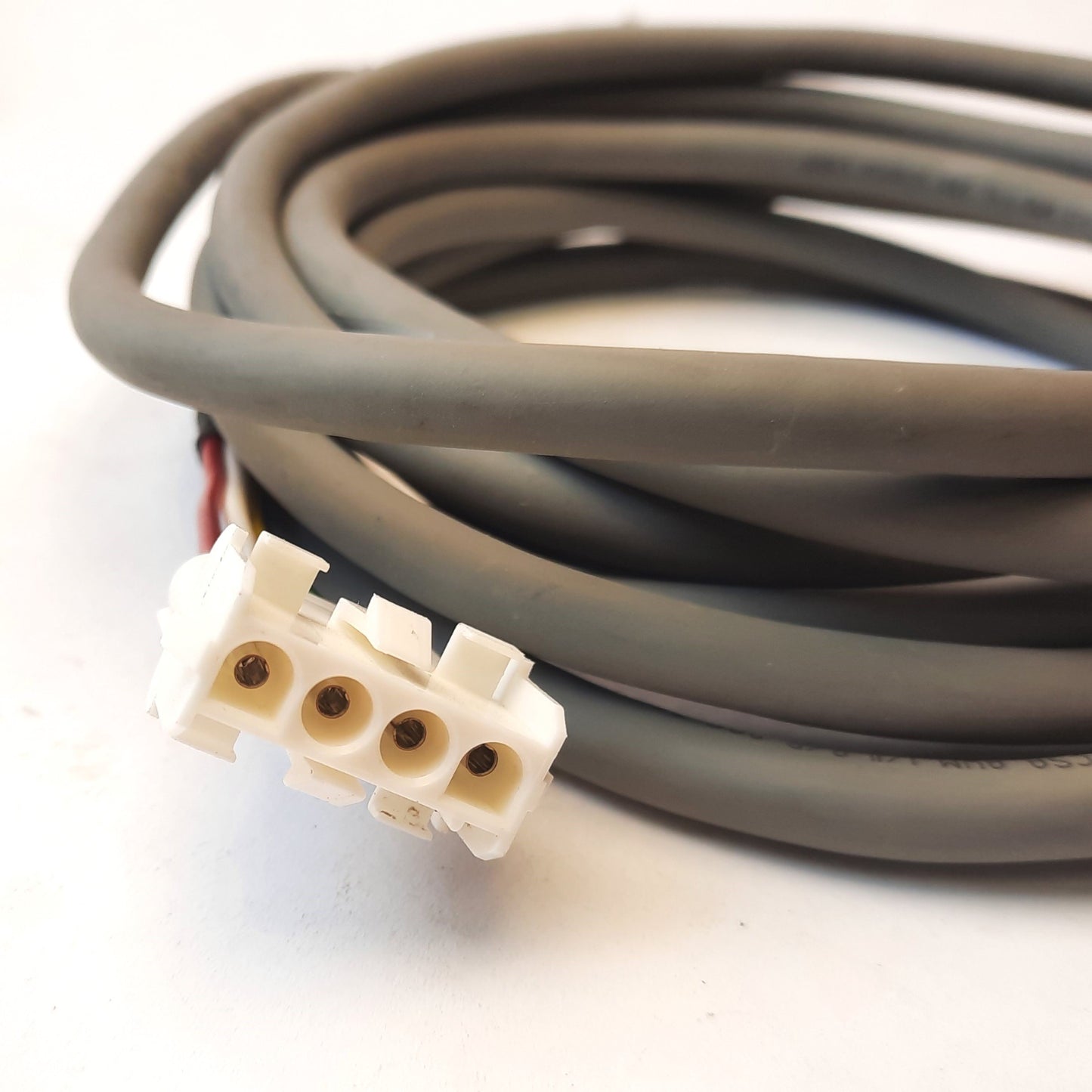 Used Yaskawa JZSP-CMM00-05 (A) (5) Servomotor Cable, 11', 4-Pole Plug to Flying Leads