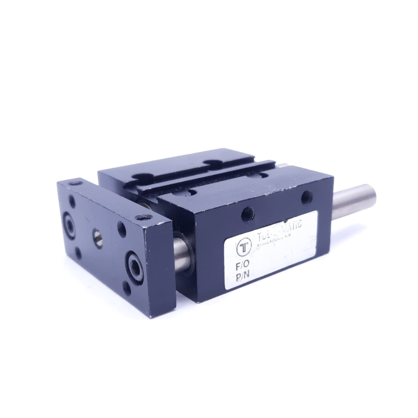 Used Tolomatic 25100050 Pneumatic Slide, 3/8" Bore, 1/2" Stroke, (x2) #10-32 Ports