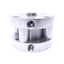 Used Bimba Flat-1 FD-17-2 Rodless Pneumatic Cylinder, 3/4" Bore, 1" Stroke, 1/8" NPT