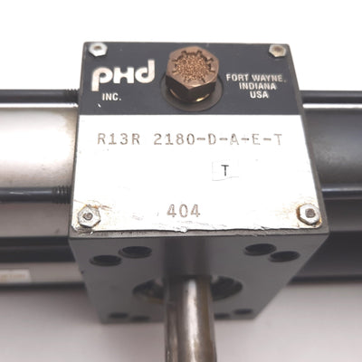 Used Phd R13R 2180-D-A-E-T Air/Oil Rotary Actuator, Bore: 1", Angle of Rotation: 180ø