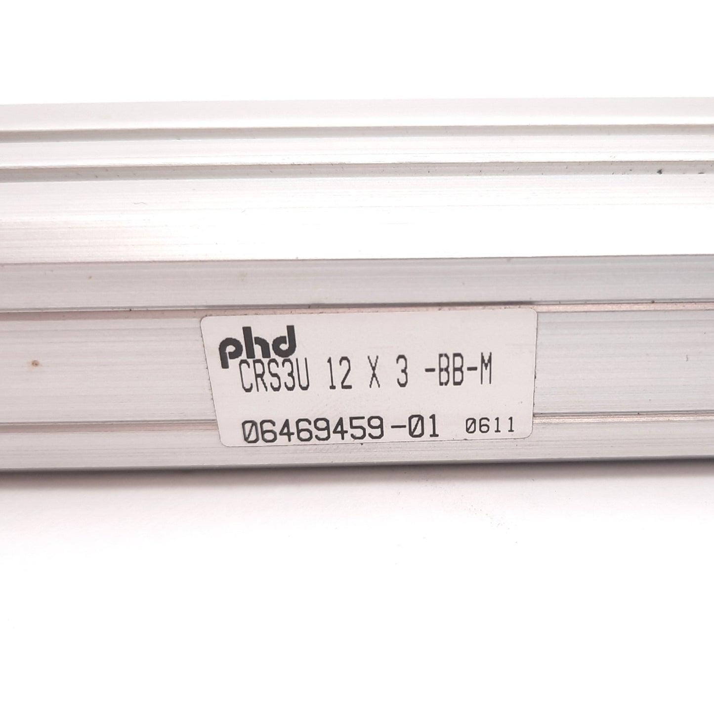 Used PHD CRS3U 12x3-BB-M Compact Air Cylinder, Bore: 12mm (0.47"), Stroke: 3"