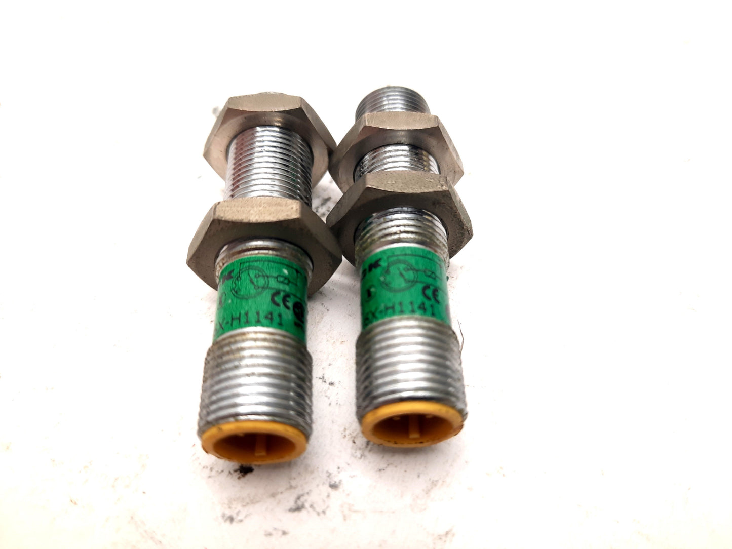 Used Lot of 2 Turck Proximity Sensor 10-30VDC Range: 2mm NO NPN Bi2-M12-AN6X-H1141