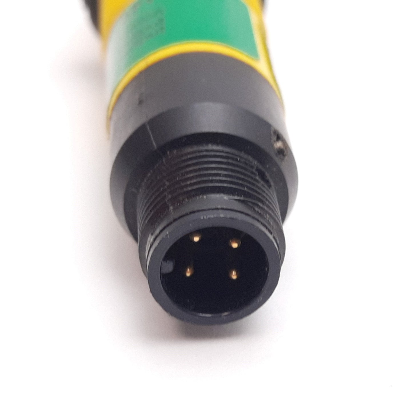 Used Banner S18SN6FF25Q Photoelectric Sensor, Range: 25mm, NPN, 10-30VDC, 4-Pin M12