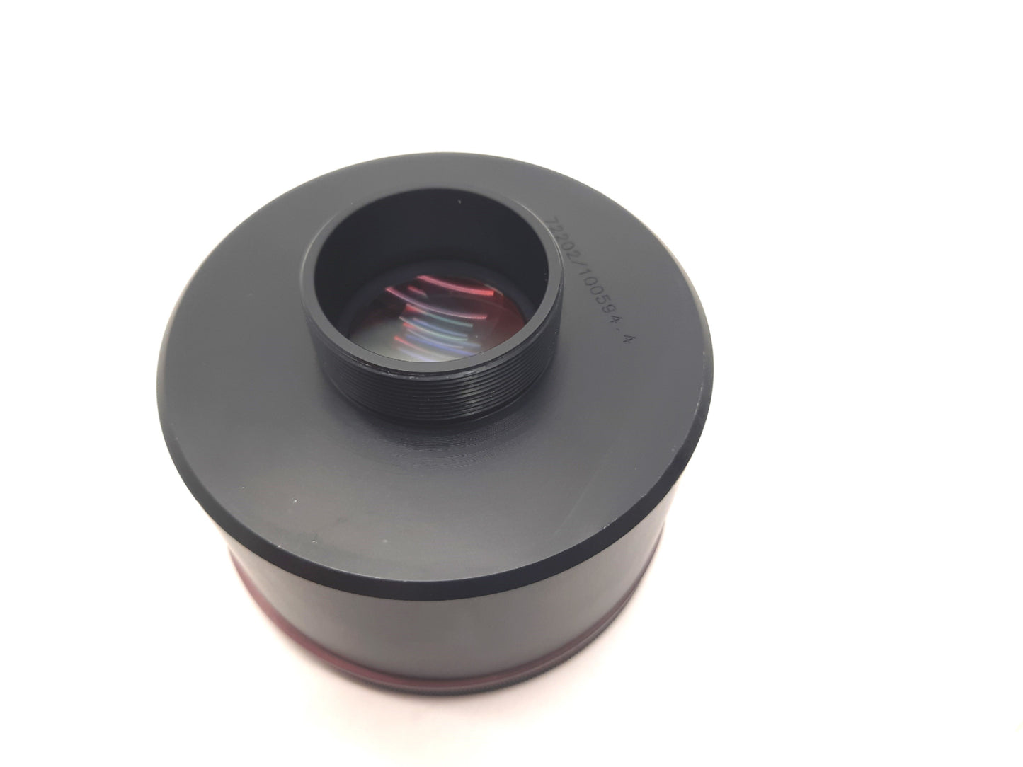 Used Linos 4401-302-000-21 F-Theta-Ronar Scan Head Lens, Focus: 100mm, 1064nm