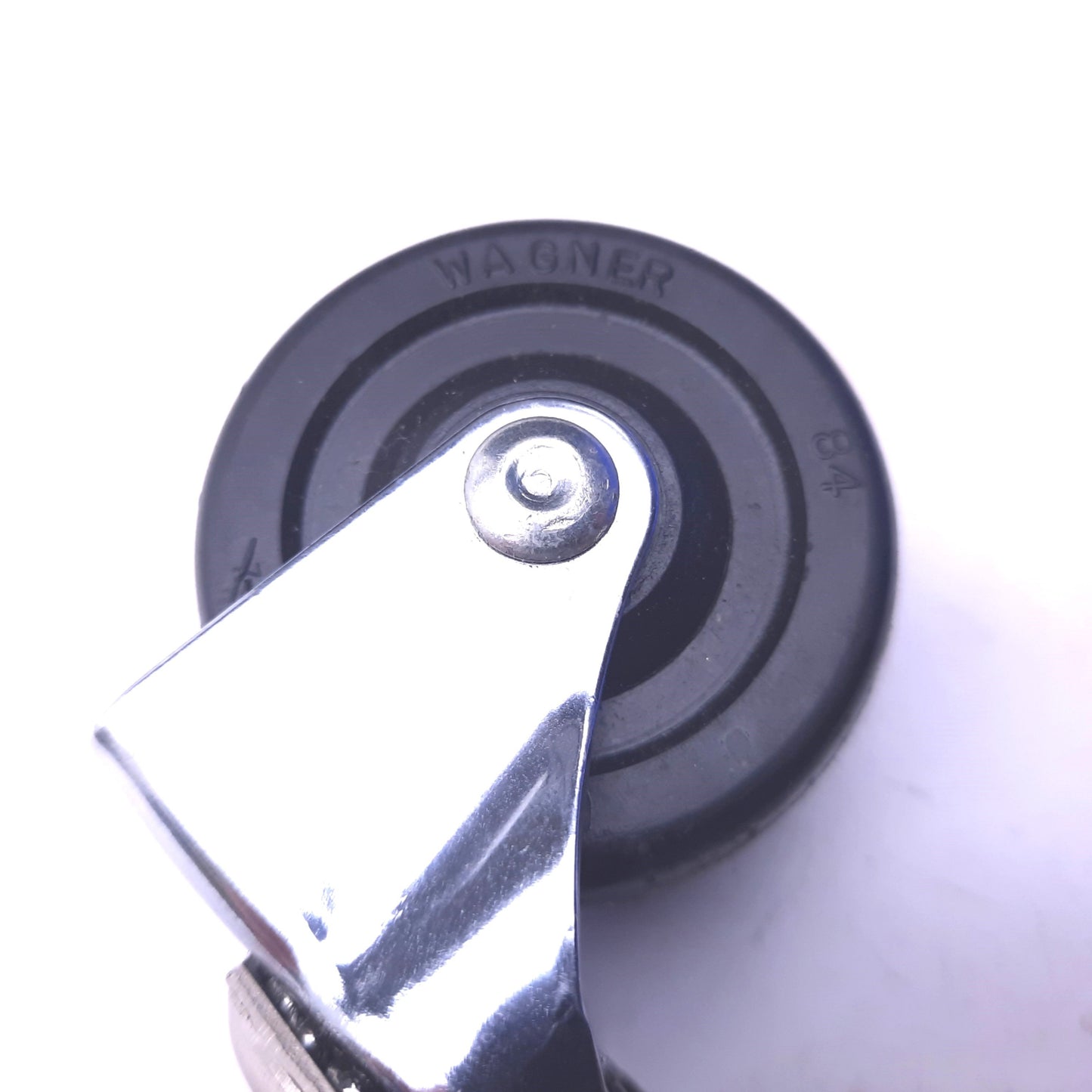 Used Lot of 4 Wagner Stem Caster Swivel Wheels 2" Diameter, 13/16" Width, 360° Swivel