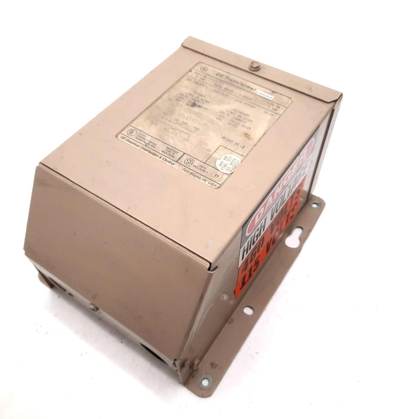 Used General Electric 9T51B0510 Transformer, 240/480VAC Primary, 120/240VAC Secondary