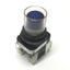 Used Allen Bradley 800H-QRAH24W Illuminated Push Button Switch, Blue LED 24V, 1NO-1NC