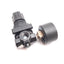 Used Wilkerson R00-02-000 Pneumatic Regulator, 0-125psi, 1/4" NPT, W/ 0-160psi Gauge