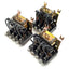 Used Lot of 3 Struthers Dunn PM-17DY-24 Relays 25A 277VAC/10A 24VDC 4PDT 24VDC Coil