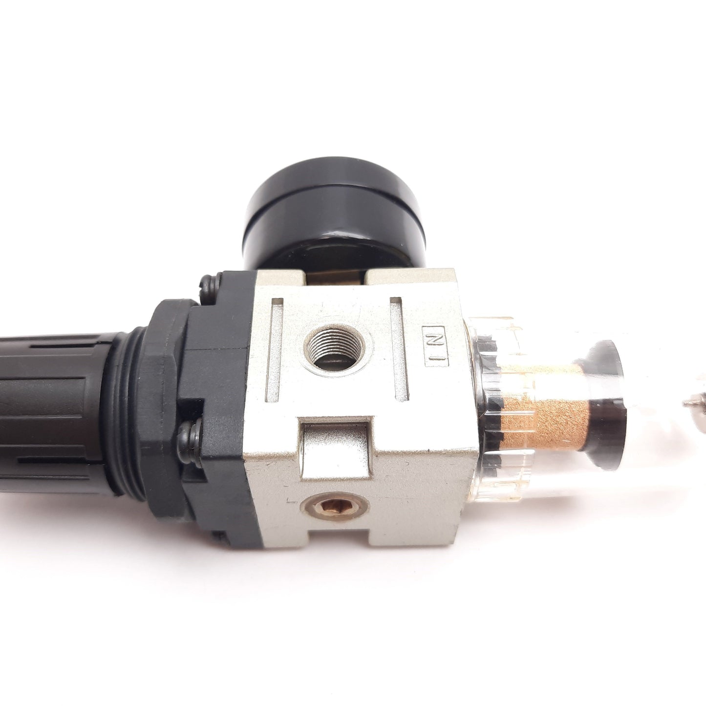 Used SMC FM-20-01-W Filter / Regulator, 0.05-0.85MPa, Rc1/8", With 0-1MPa Gauge