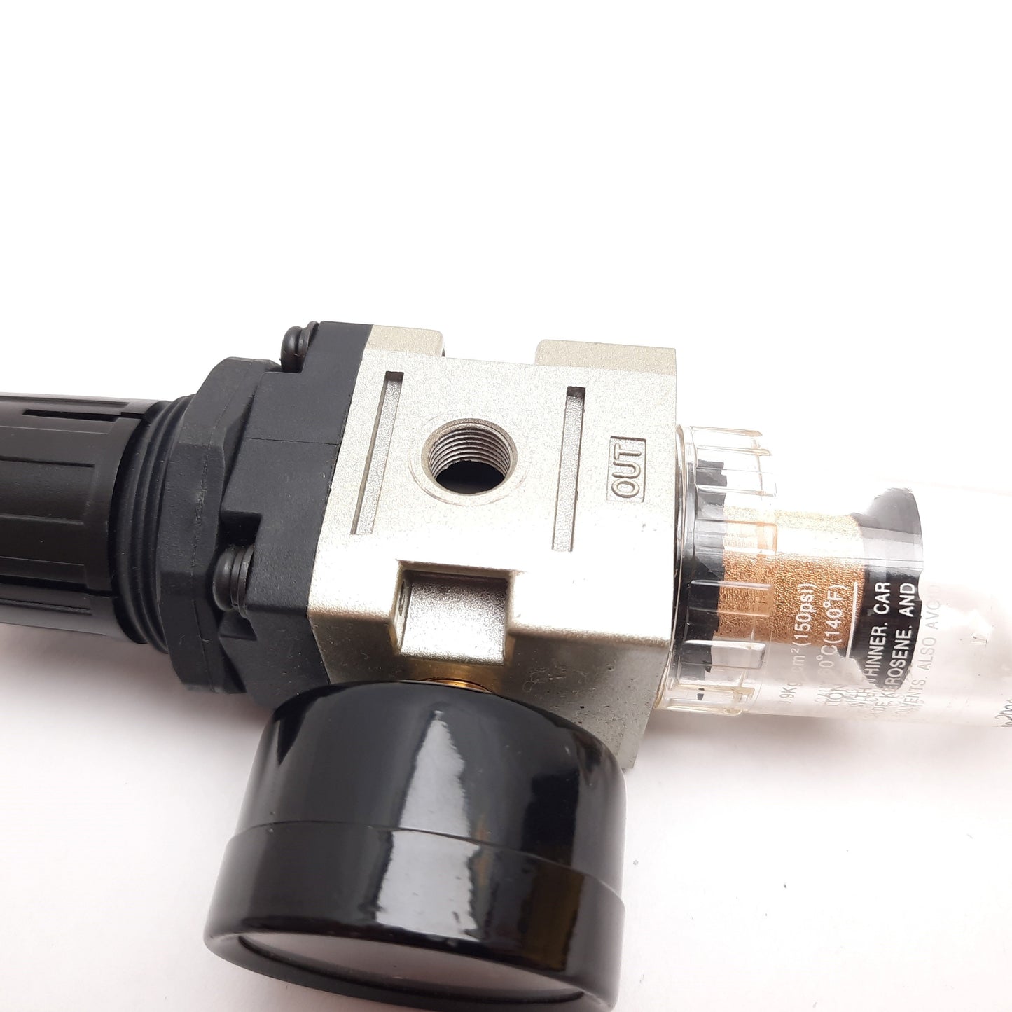Used SMC FM-20-01-W Filter / Regulator, 0.05-0.85MPa, Rc1/8", With 0-1MPa Gauge