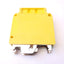 Used Lot of 3 Phoenix Contact Typ USLKG35 Yellow Green Terminal Blocks DIN Mount