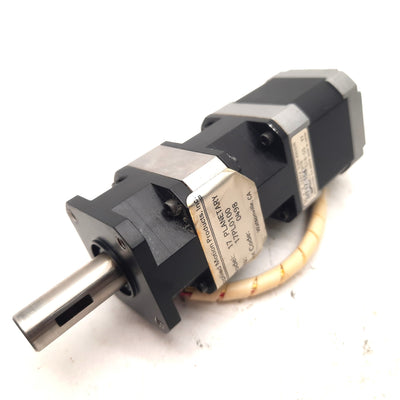 Used Applied Motion HT17-154 Step Motor, 17PL0100 Gearhead 10:1 NEMA17 Shaft 1/2"