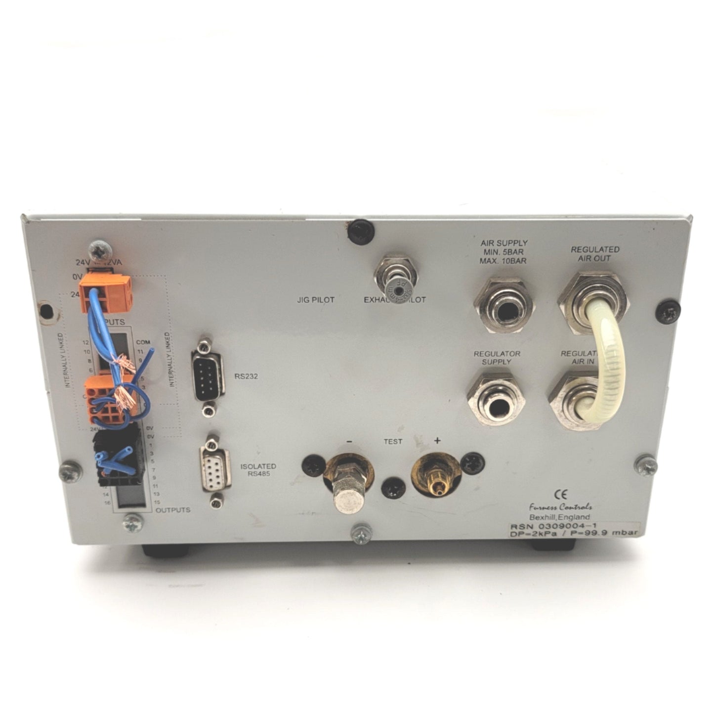 Used Furness Controls FCO730 Pressure Decay Leak Detector 24VDC, 70-232psi, RS232