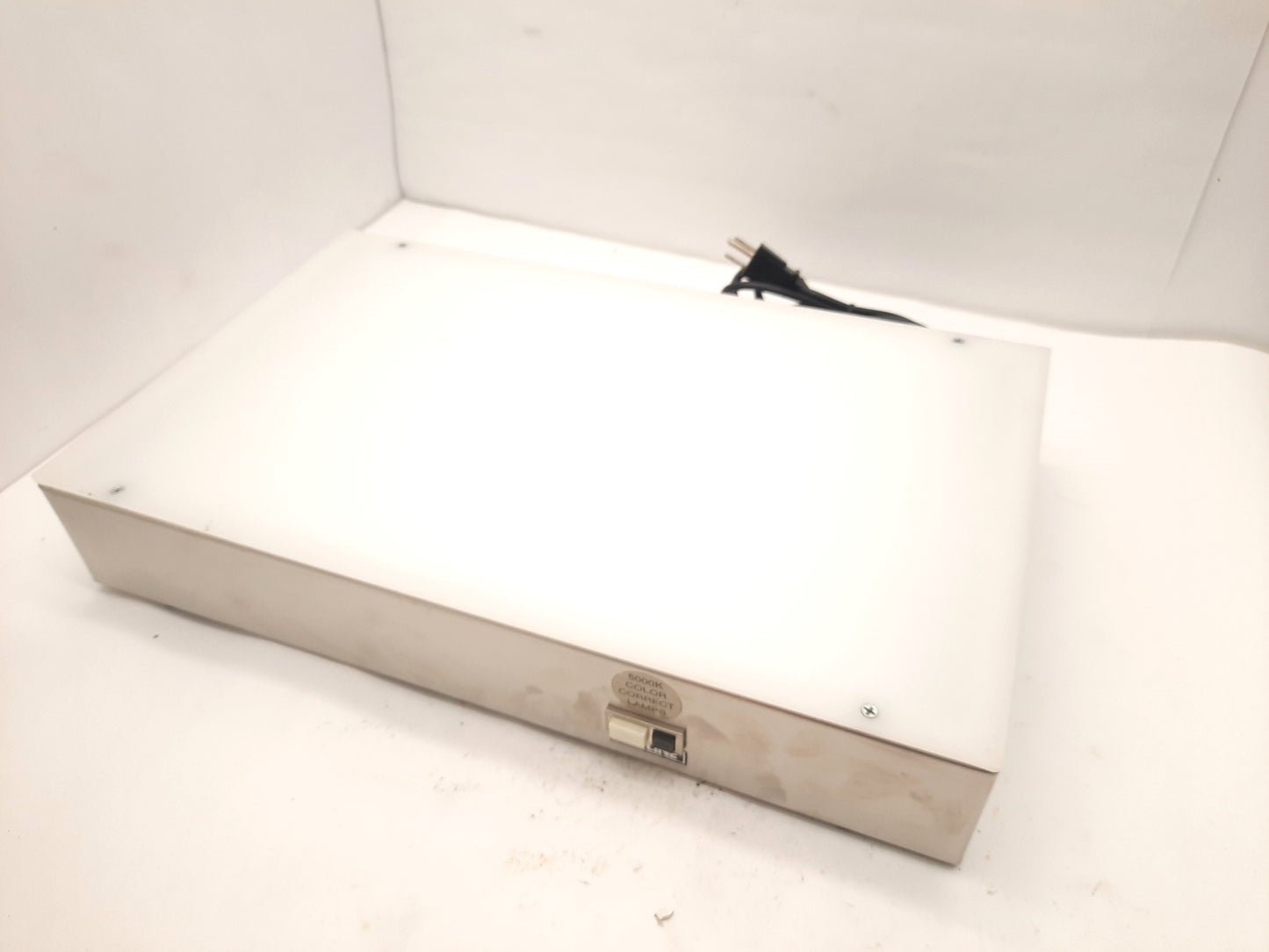 Used Mayline Porta-Trace 1118-2 Light Box Stainless Steel 11 x 18" Window *No Stand