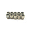 Used Lot Of 10 1/2" Liquid Tight Fittings For Flexible Conduit 1/2"NPT Thread
