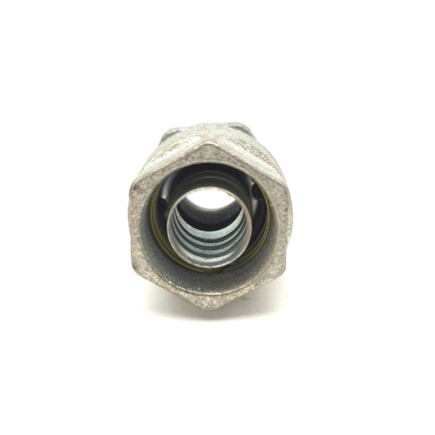 Used Lot Of 10 1/2" Liquid Tight Fittings For Flexible Conduit 1/2"NPT Thread