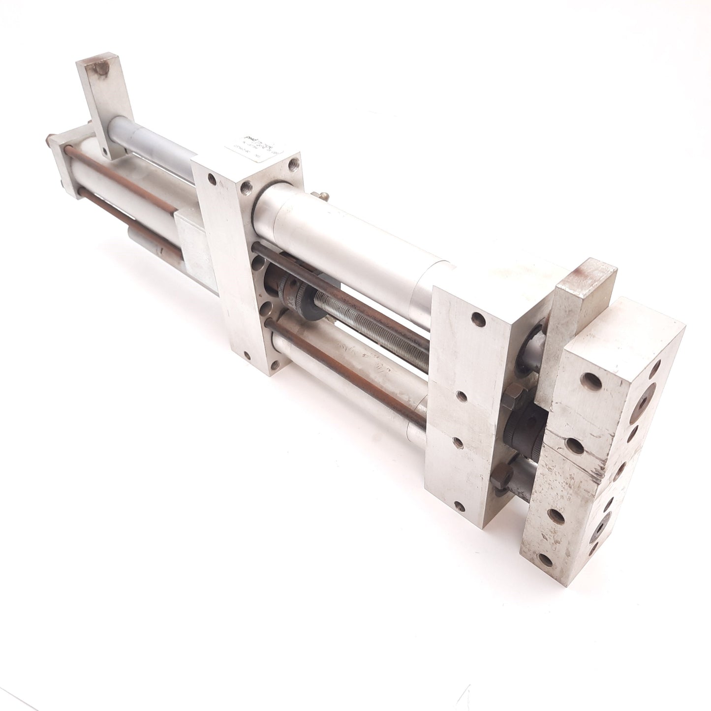 Used PHD ML-187356 Adjustable Linear Slide, Bore: 1-3/8", Stroke: 4", Ports: 1/4" NPT