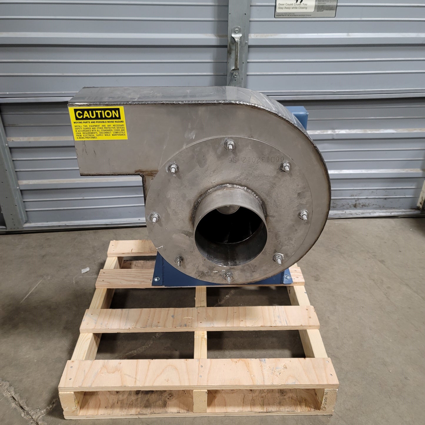 New Hartzell A05-4-122AH100S6FQF3 Pressure Blower, 230-460VAC, 3-Phase, 60Hz, 534CFM