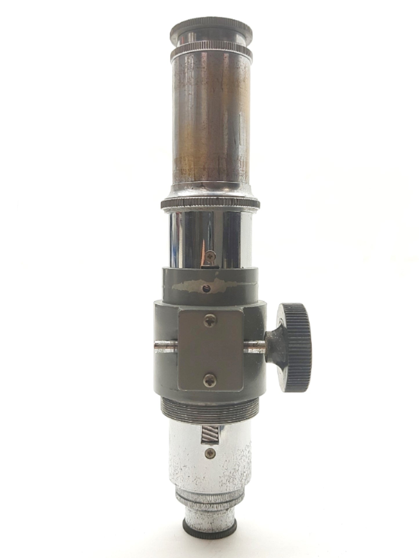 Used Vintage Toolmakers Microscope, 60X Eyepiece, 2" Travel *Objective Mag Unknown*