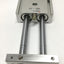 Used SMC CXSM25-80 Dual Rod Slide Bearing Cylinder, 25mm Bore, 80mm Stroke w/Switches