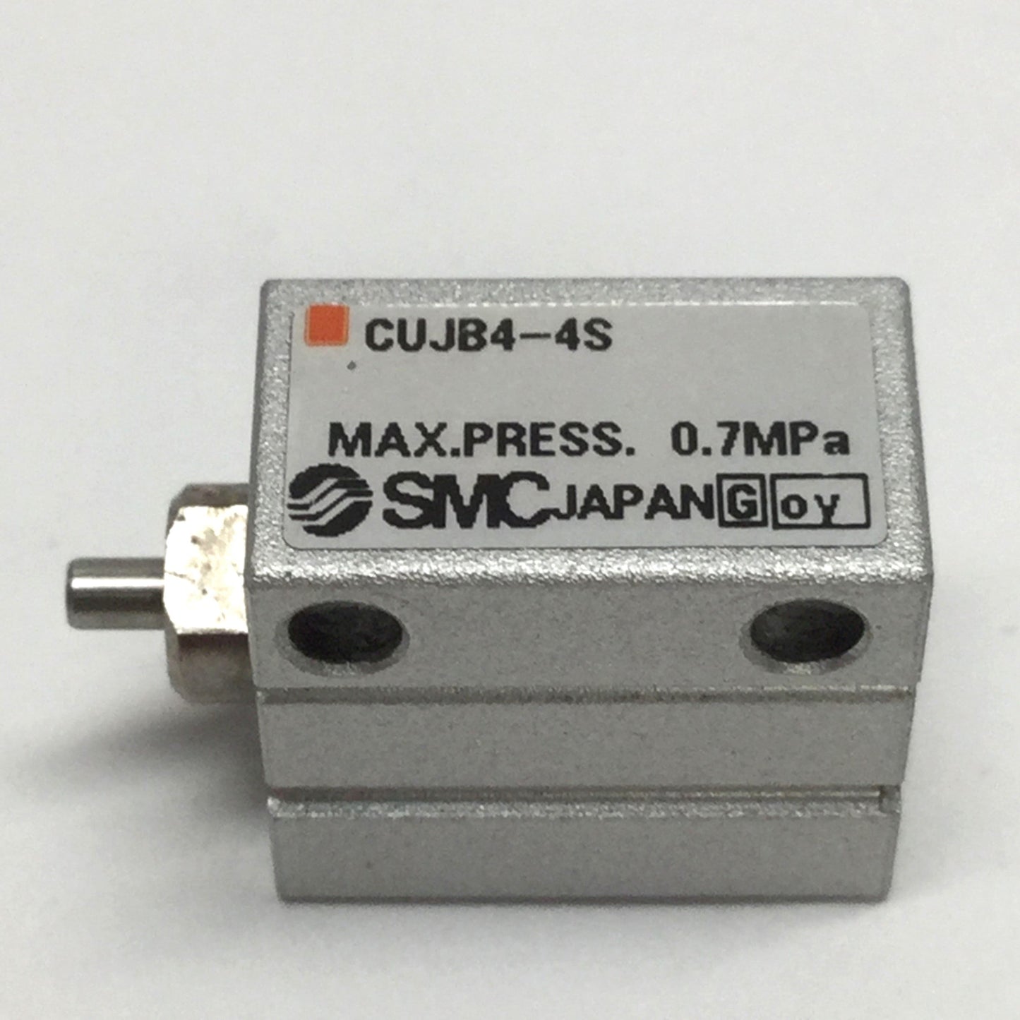 Used SMC CUJB4-4S Mini Free-Mount Cylinder, 4mm Bore, 4mm Stroke, Single-Acting