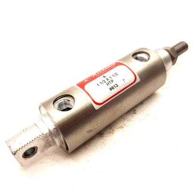 Used Allenair A-1-1/2 x 1-1/2 Pneumatic Cylinder 1-1/2" Stroke, 1-1/2" Bore ,1/4" NPT