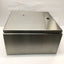 Used Saginaw SCE-16EL1608SSLP Stainless Steel Enclosure Cabinet Box 16" x 16" x 8"