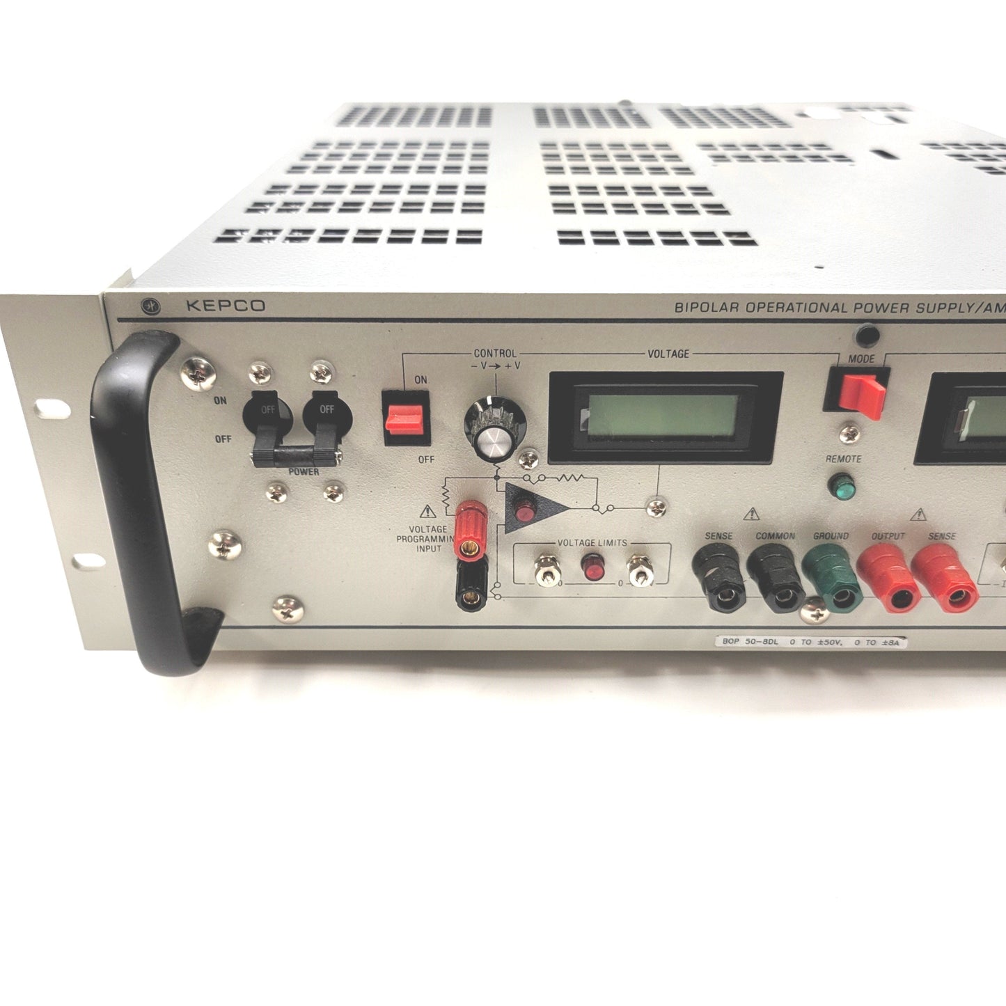 Used Kepco BOP 50-8DL-4886 Bipolar Operational Power Supply/Amplifier Output: 0-50VDC