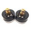 Used Lot of 2 Pressure Gauges 30 PSI 1/8" NPT Rear Mount OD: 2"