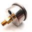 Used Pressure Gauge Glycerine Filled 160 PSI 1/8"NPT Rear Mount OD: 2.25"