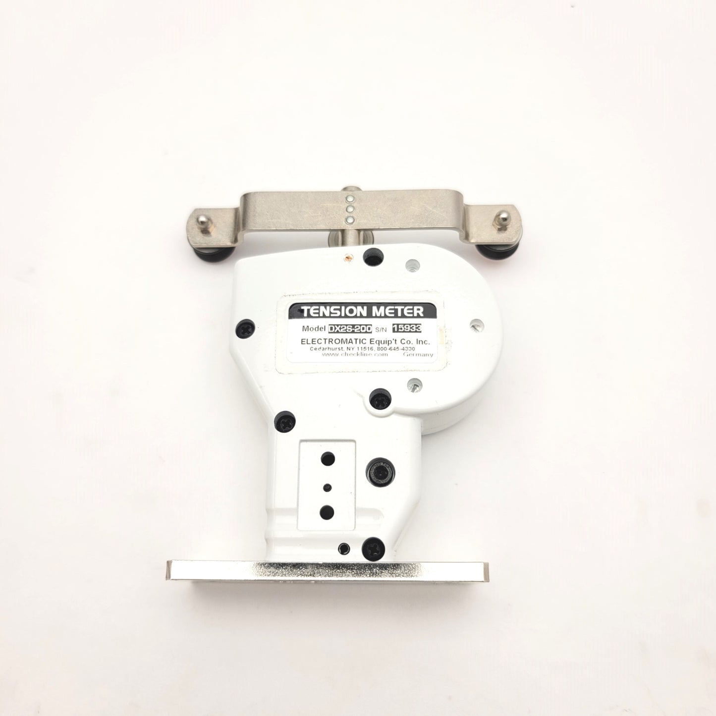 Used CHECKLINE DX2S-200 Stationary Tension Meter 200-2,000 Grams, 2,000m/min
