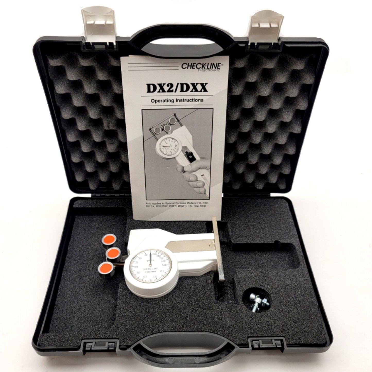 Used CHECKLINE DX2S-SP Stationary Tension Meter 20-1,000 Grams, 2,000m/min