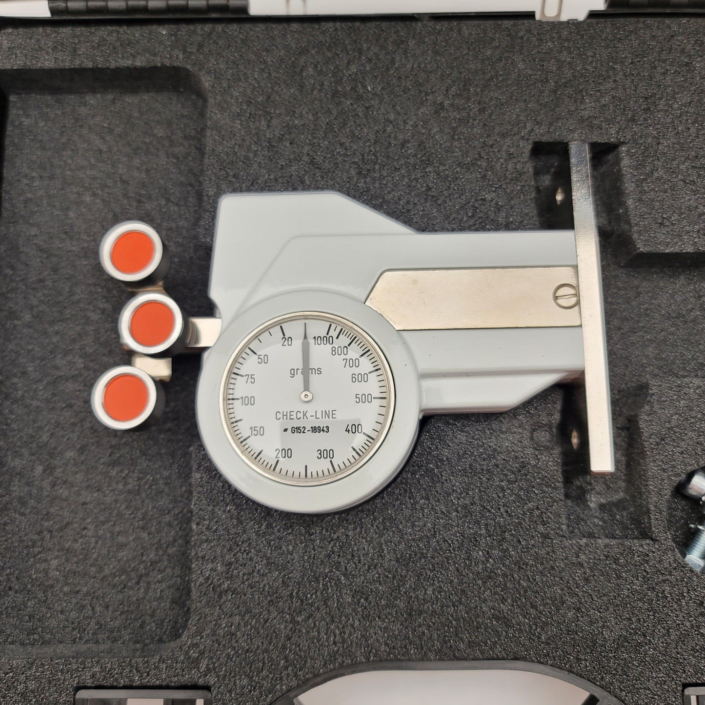 Used CHECKLINE DX2S-SP Stationary Tension Meter 20-1,000 Grams, 2,000m/min