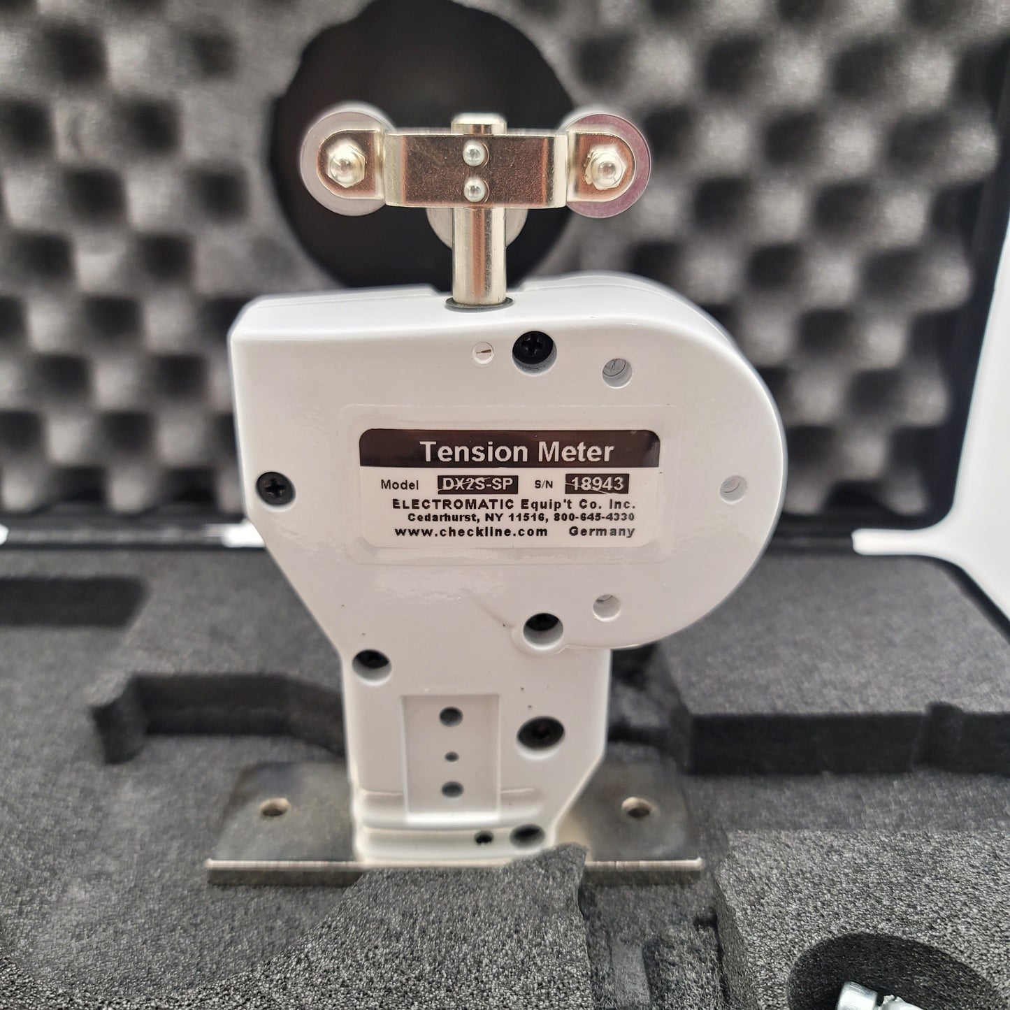 Used CHECKLINE DX2S-SP Stationary Tension Meter 20-1,000 Grams, 2,000m/min