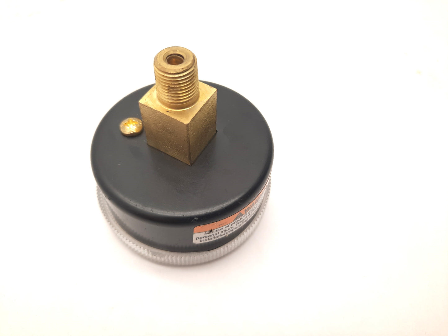 Used U.S. Gauge 30 HG-0-200 PSI Pressure Gauge 30inHg to 200 PSI Rear 1/8 NPT OD 2.1"