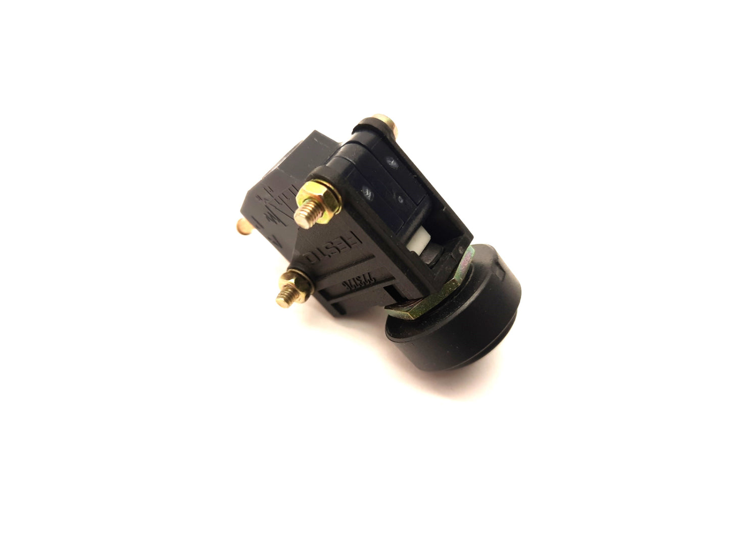 Used Festo S-3-PK-3-B Micro Stem Actuated Valve With 223726 NO Stem Push Button