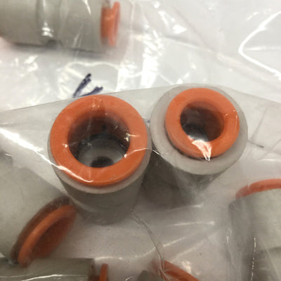 New – Open box Lot of 26 SMC KQ2H11-13 Straight Connector One-Touch Fittings 3/8" - 1/2" Tube