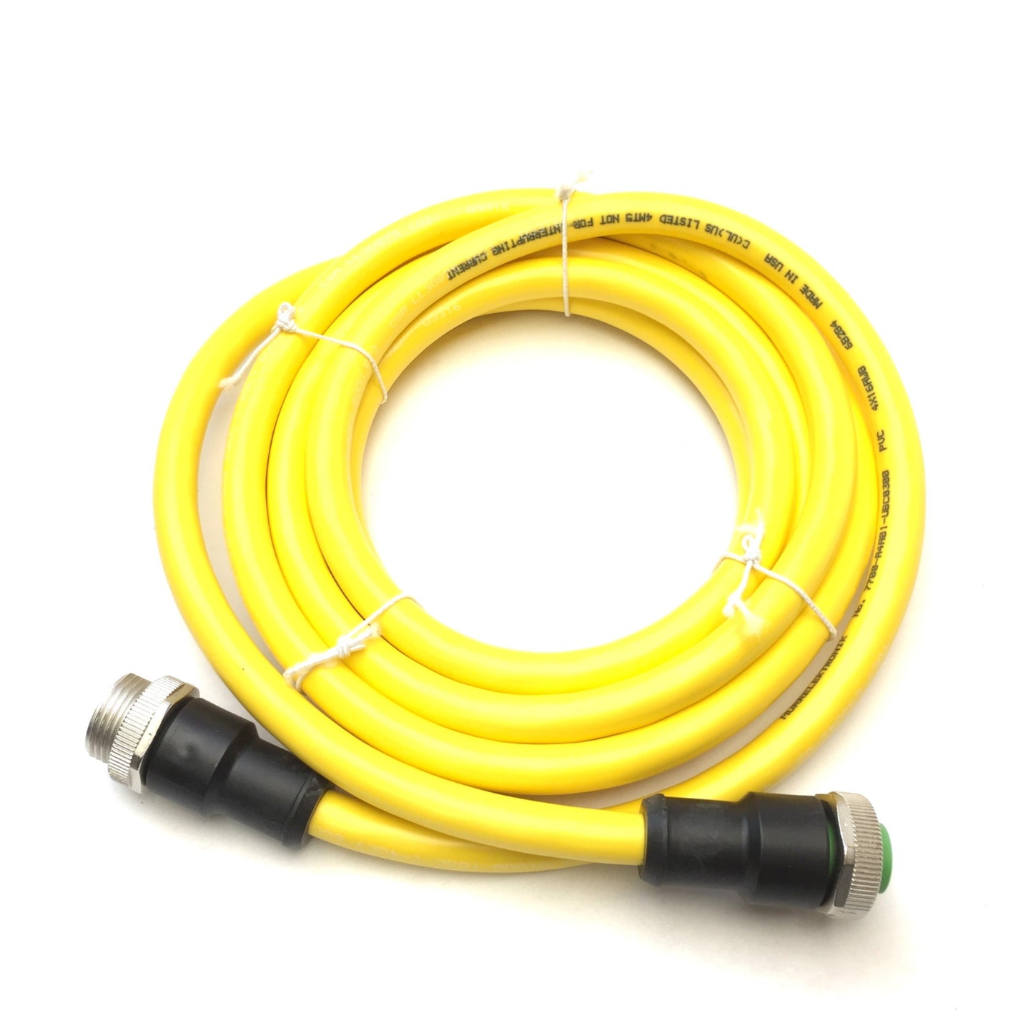 New – Open box Murr Elektronik 7700-A4A01-UBC0300 Cable Yellow Mini 7/8" 4-Pole Male/Female 3M
