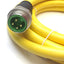 New – Open box Murr Elektronik 7700-A4A01-UBC0300 Cable Yellow Mini 7/8" 4-Pole Male/Female 3M